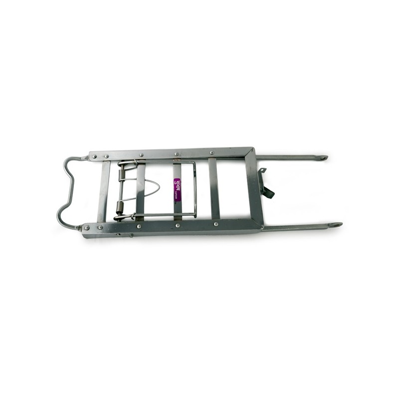 luggage carrier silver