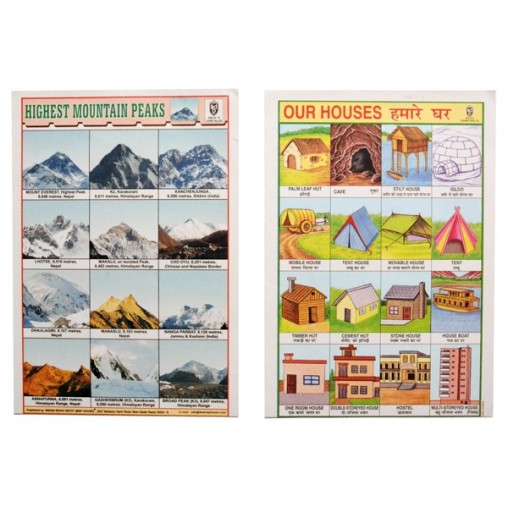25 pcs. school poster, small: others