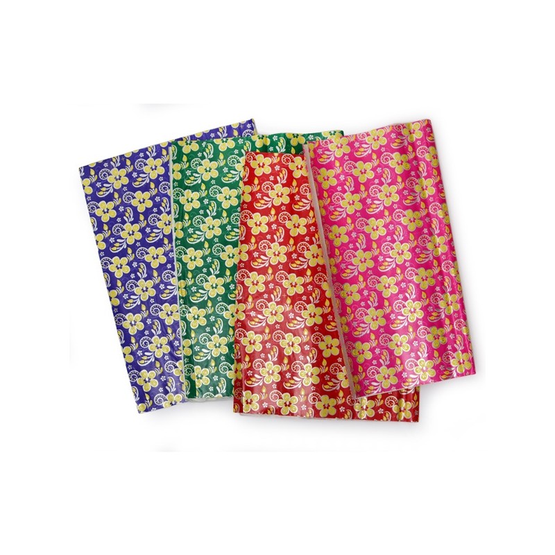 230 pcs. wrapping paper floral