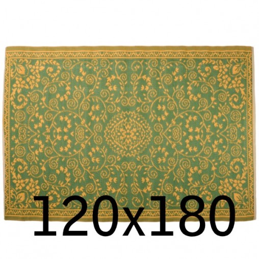 Plastic carpet 120x180 cm rolled, floral 3
