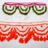 Toran/ Décoration de porte crochetée bicolore