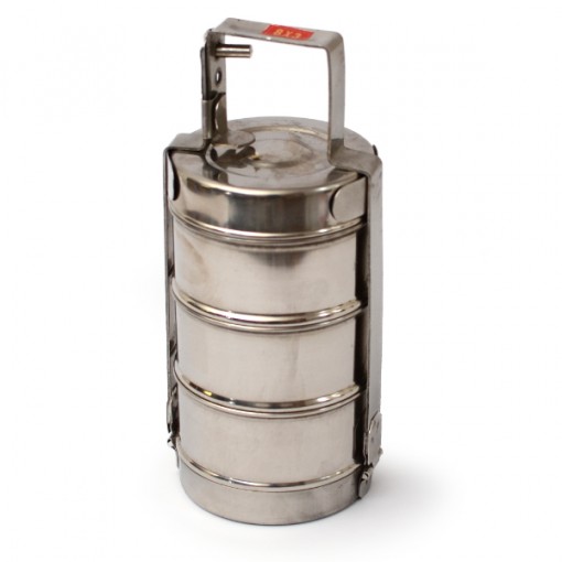 lunchbox stainless steel, 4 sections