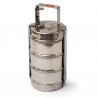 lunchbox stainless steel, 4 sections