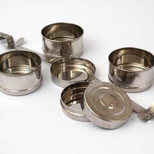 lunchbox stainless steel, 4 sections