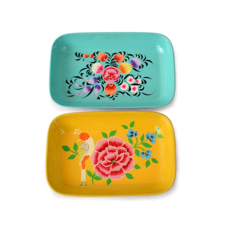 tray angled painted S