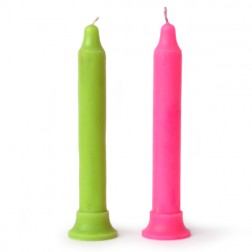 2 pcs. large candles