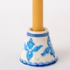2 ceramic candlesticks, without rim