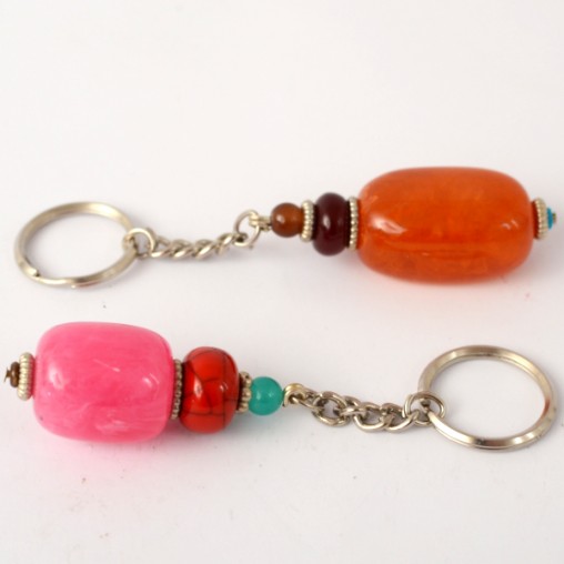 5 pcs. keyring Tibet, oval