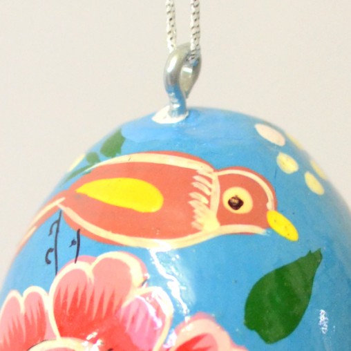 3 pcs. wooden eggs, painted