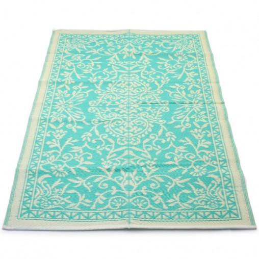 Plastik- Teppich 120x180 cm gefaltet, floral