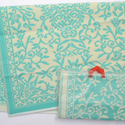 tapis en plastique 180x270 cm plié, floral