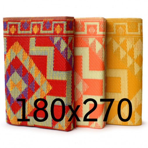 plastic carpet 180x270 cm folded, aztec