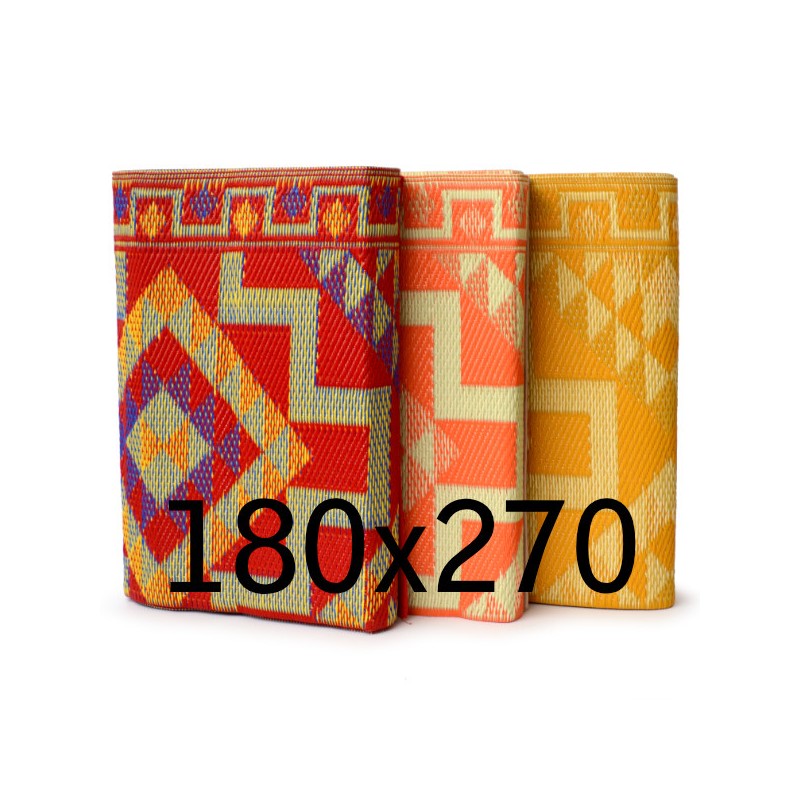 plastic carpet 180x270 cm folded, aztec