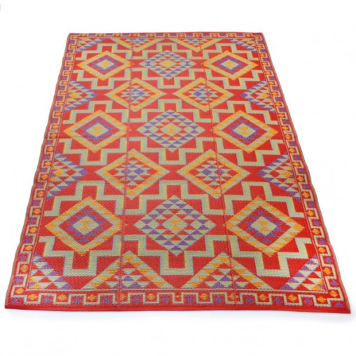 plastic carpet 180x270 cm folded, aztec