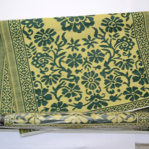 Plastic carpet 120x180 cm rolled, floral 2