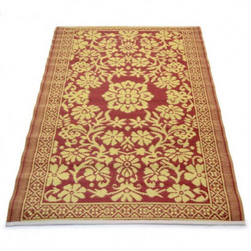 Plastic carpet 120x180 cm rolled, floral 2