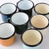 6 pcs. tasse émaillée, 0,25l