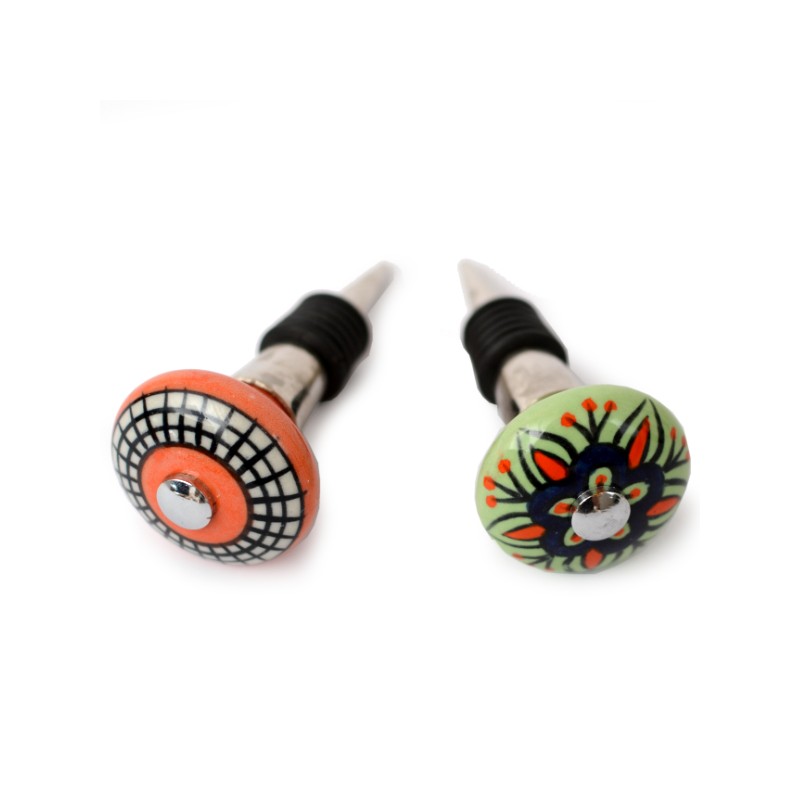2 pcs bottle stopper ceramic