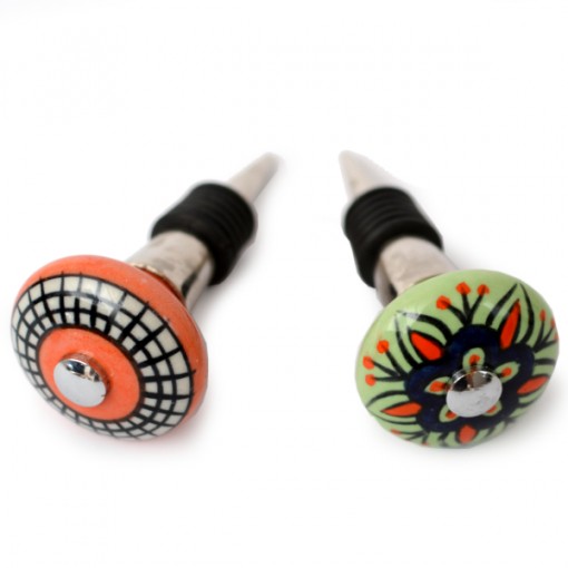 2 pcs bottle stopper ceramic