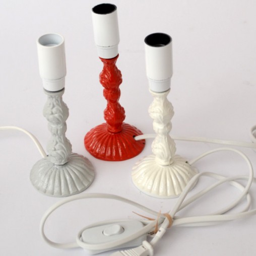 pied de lampe avec interrupteur à câble