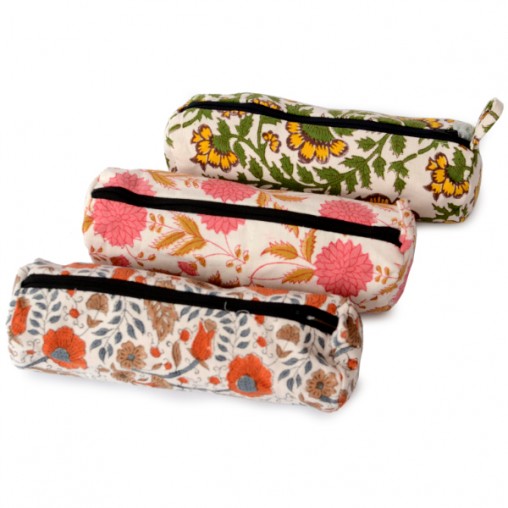 etui en coton, rond