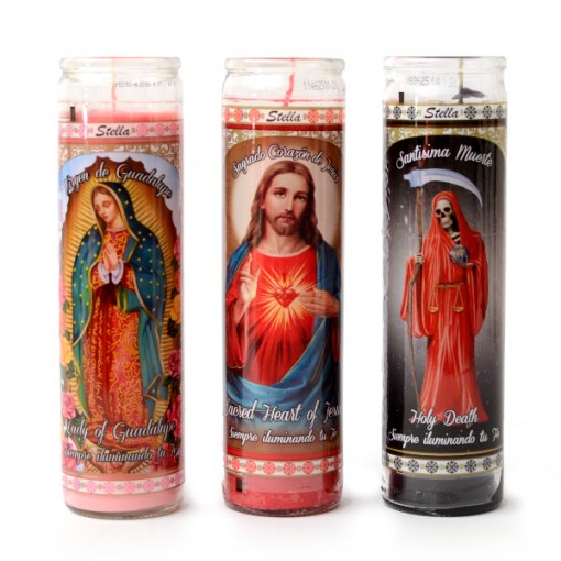 6/12 pcs. glass candle Stella