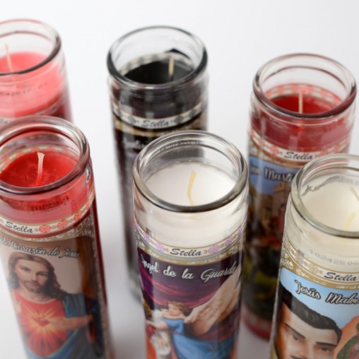 6/12 pcs. glass candle Stella