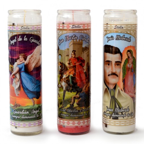 6/12 pcs. glass candle Stella