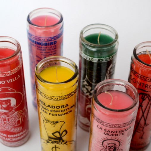 6/12 pcs. glass candle screen print