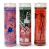 6/12 pcs. glass candle screen print