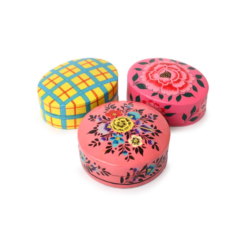 box oval/ round, painted