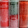 6/12 pcs. glass candle screen print