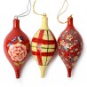 3 pcs pendulum shape, painted