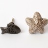 4 pcs. door knob fish and seastar