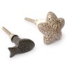 4 pcs. door knob fish and seastar