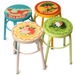 Metall- Hocker