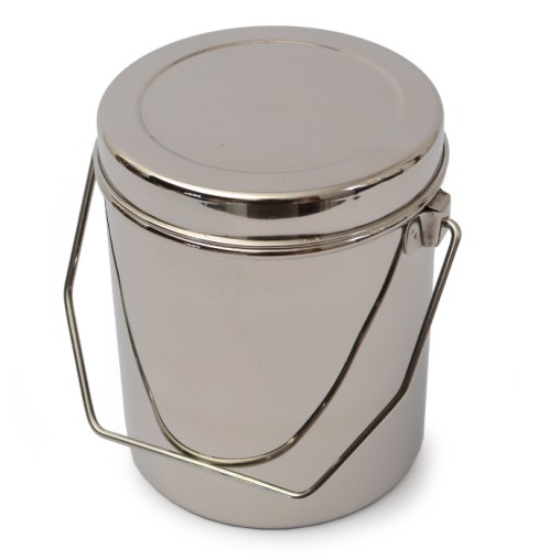 compost bin, stainless steel