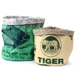 sac- basket, recycled