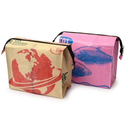 toiletry bag recycled, S